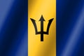 Official national flag of Barbados.Vector