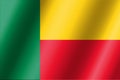 Official national flag of Benin.Vector