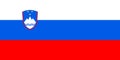 Official national flag of Slovenia. Flag of the Republic of Slovenia, correct proportions and colors