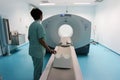 Official opening of the first CT imaging PET-CT scanner