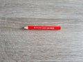Official red pencil used for voting in Dutch elections