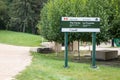 Official sign at The Forks Historical Site in Winnipeg, Manitoba, Canada.