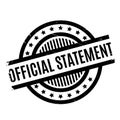 Official Statement rubber stamp