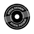 Official Statement rubber stamp