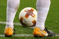 Official UEFA Europa League match ball Royalty Free Stock Photo