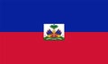 Official vector flag of Haiti