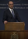 Official visit of Italian Foreign Minister Angelino Alfano to Serbia