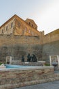 Offida, Ascoli Piceno. Monumento alla Merlettaia