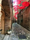 Offida town in Marche region, Italy. Art, history and tourism