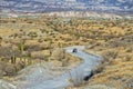 Offroad in baja california landscape panorama desert road Royalty Free Stock Photo