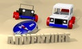 Offroad cars toy Royalty Free Stock Photo