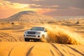 Offroad desert safari.