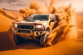 Offroad desert safari, dune bashing