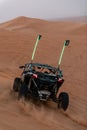 Offroad dune buggy desert safari trip in Dubai Royalty Free Stock Photo