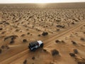 Offroad ride through the desert in Oman Royalty Free Stock Photo