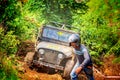 Offroading in the Jungle Royalty Free Stock Photo