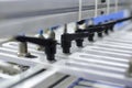 Offset print plant machine detail Royalty Free Stock Photo