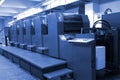 Offset printing machine Royalty Free Stock Photo