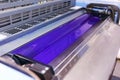 Offset printing machine - cyan ink