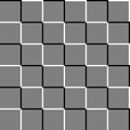 Offset squares seamless geometric pattern. Emboss, indent squares geometrical pattern. Op-art background texture