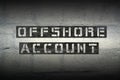 Offshore account gr Royalty Free Stock Photo