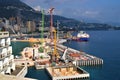 Offshore construction site, Monte Carlo, Monaco