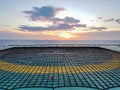 Offshore helideck Royalty Free Stock Photo