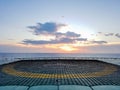 Offshore helideck Royalty Free Stock Photo