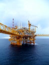 Offshore Industry oil and gas Royalty Free Stock Photo