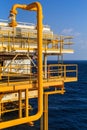 Offshore Industry oil and gas Royalty Free Stock Photo