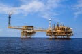 Offshore Industry oil and gas Royalty Free Stock Photo