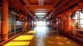 Offshore jackup drilling rig, Inside oil platform