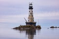 Rock of Ages Lighthouse On Lake Superior Royalty Free Stock Photo