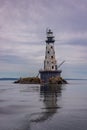 Rock of Ages Lighthouse On Lake Superior Royalty Free Stock Photo