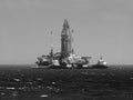 Offshore oil and gas drilling platform or rig, gulf of mexico