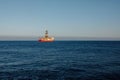 Offshore oil and gas drillship Royalty Free Stock Photo