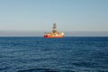 Offshore oil and gas drillship Royalty Free Stock Photo