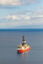 Offshore oil and gas drillship Royalty Free Stock Photo