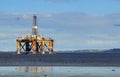 Offshore oil platform Royalty Free Stock Photo