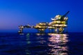 Offshore Oil Platform Royalty Free Stock Photo