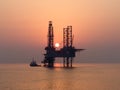 Offshore oil rig Royalty Free Stock Photo