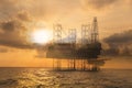 Offshore oil and rig platform