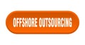 offshore outsourcing button Royalty Free Stock Photo