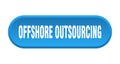 offshore outsourcing button Royalty Free Stock Photo