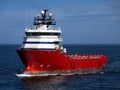 Offshore Supply Ship Underway Royalty Free Stock Photo