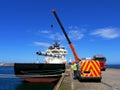 Offshore Supply Ship Loading Operations.