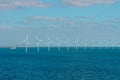 Offshore wind farm in Baltic Sea Royalty Free Stock Photo