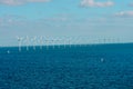 Offshore wind farm in Baltic Sea Royalty Free Stock Photo