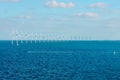 Offshore wind farm in Baltic Sea Royalty Free Stock Photo