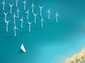 Offshore wind farm concept. Ecological background